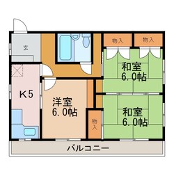 松本駅 徒歩8分 2階の物件間取画像